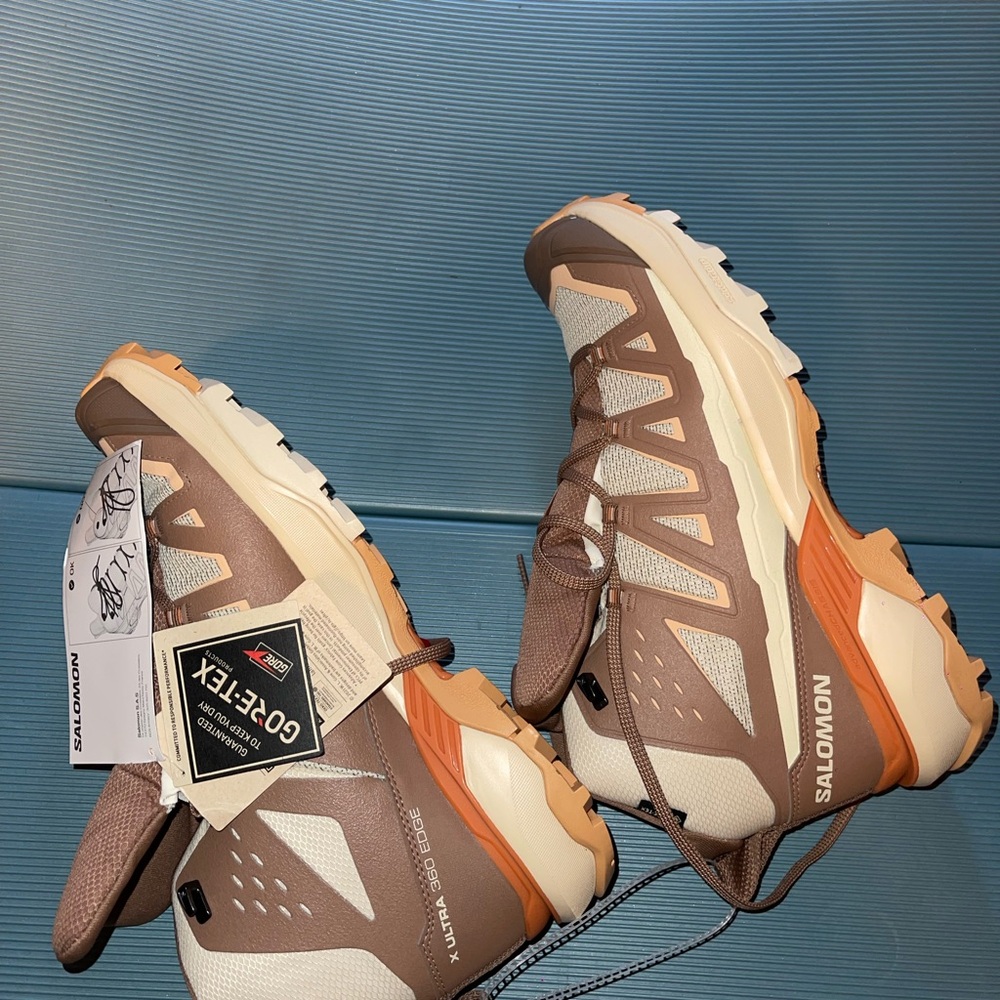 BRAND NEW Salomon X Ultra Brown and Tan Hiking Shoes
